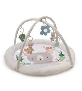 KINDERKRAFT DEKA HRACÍ S HRAZDIČKOU COZYPLAY LIGHT GREY - HRACÍ PODLOŽKY NA ZEM - SPINKÁNÍ
