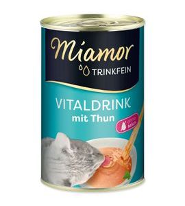 VITAL DRINK MIAMOR TUŇÁK - KONZERVY PRO KOČKY - CHOVATELSKÉ POTŘEBY MALVÍKZOO