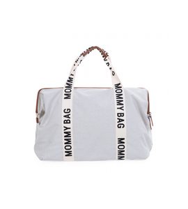 CHILDHOME PŘEBALOVACÍ TAŠKA MOMMY BAG CANVAS OFF WHITE - PŘEBALOVACÍ TAŠKY - KOČÁRKY A PŘÍSLUŠENSTVÍ