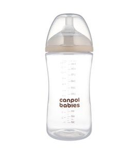 CANPOL BABIES LAHEV ANTIKOLIKOVÁ NATURAL SHAPE 330ML - KOJENECKÉ LAHVE - KRMENÍ