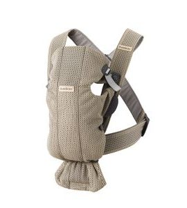BABYBJÖRN NOSÍTKO MINI GREIGE 3D MESH - KLOKANKY A ŠÁTKY - NOŠENÍ & SPORT