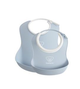 BABYBJÖRN SADA BRYNDÁKŮ 2KS VELKÝ A MALÝ PUDROVĚ MODRÝ - BRYNDÁKY - KRMENÍ