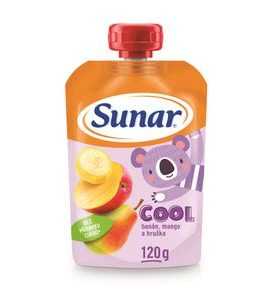 SUNAR COOL OVOCE HRUŠKA, MANGO, BANÁN 120G - KAPSIČKY - KRMENÍ