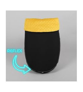 NÁNOŽNÍK ČERNÝ + HOŘČICE REFLEX - NÁNOŽNÍKY - KOČÁRKY A PŘÍSLUŠENSTVÍ