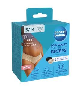 CANPOL BABIES TĚHOTENSKÉ KALHOTKY S NÍZKÝM PASEM MUMFIT S/M 2KS - TĚHOTENSKÉ SPODNÍ PRÁDLO - PRO MAMINKY