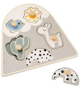 DONE BY DEER DŘEVĚNÉ PUZZLE LALEE - MOTORICKÉ A HRY - PRO DĚTI