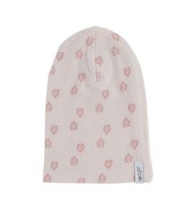 LODGER BEANIE PRINT RIB TAN 0 - 6 MĚSÍCŮ - ČEPIČKY A KLOBOUČKY - PRO DĚTI