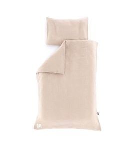 TRÄUMELAND POVLEČENÍ MUSSELIN 100/135 + 40/60 BEIGE - POVLEČENÍ DO POSTÝLKY - SPINKÁNÍ