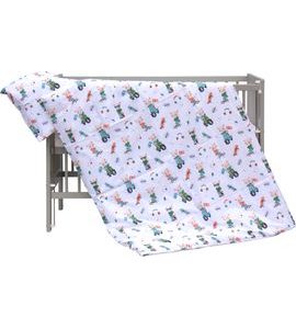 SCARLETT SOUPRAVA DO POSTÝLKY 2-DÍLNÁ PEKO BÍLÁ 90X120CM - POVLEČENÍ DO POSTÝLKY - SPINKÁNÍ