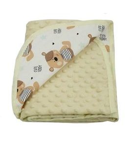 TOMI DEKA MINKY TEDDY - DĚTSKÉ DEKY PRO MIMINKA - SPINKÁNÍ