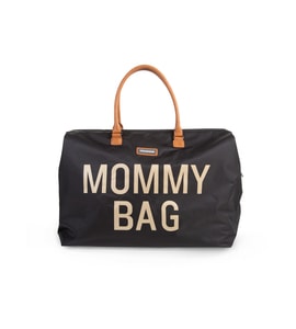 CHILDHOME PŘEBALOVACÍ TAŠKA MOMMY BAG BIG BLACK GOLD - PŘEBALOVACÍ TAŠKY - KOČÁRKY A PŘÍSLUŠENSTVÍ