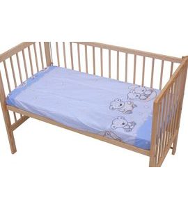 SCARLETT PROSTĚRADLO DO POSTÝLKY SCARLETT TORO 120X60CM MODRÁ - PROSTĚRADLA - SPINKÁNÍ