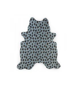 CHILDHOME KOBEREC LEOPARD MODRÝ 145X160 CM - HRACÍ PODLOŽKY NA ZEM - SPINKÁNÍ