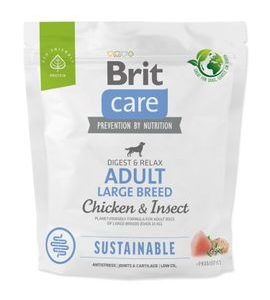 BRIT CARE DOG SUSTAINABLE ADULT LARGE BREED 1 KG - GRANULE PRO PSY - CHOVATELSKÉ POTŘEBY MALVÍKZOO