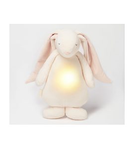 MOONIE USÍNÁČEK ZAJÍČEK 2.0 POWDER - USÍNÁČCI ŠUMÍCÍ / S TLUKOTEM - PRO DĚTI