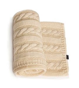 JASMINE PLETENÁ DEKA JASMINE CREAM - DĚTSKÉ DEKY PRO MIMINKA - SPINKÁNÍ