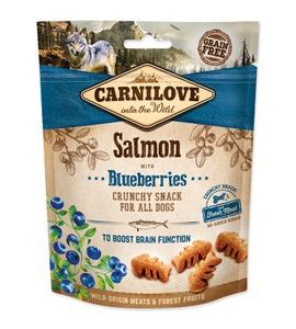 Carnilove Dog Crunchy Snack Salmon with Blueberries with fresh meat 200g