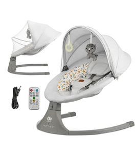 KINDERKRAFT LEHÁTKO HOUPACÍ S MELODIÍ 2V1 LUMI, DO 9 KG - LEHÁTKA A HOUPADLA - SPINKÁNÍ