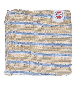 LODGER DREAMER MUSLIN STRIPE XANDU HONEY 120 X 120 CM - DĚTSKÉ DEKY PRO MIMINKA - SPINKÁNÍ