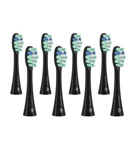TRUELIFE SONICBRUSH CLEAN-SERIES HEADS STANDARD BLACK 8 PACK - PÉČE O ZUBY - PRO MAMINKY