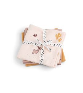 DONE BY DEER MUŠELÍNOVE PLENKY LALEE 3KS GOTS - LÁTKOVÉ PLENY SKLÁDANÉ - PŘEBALOVÁNÍ