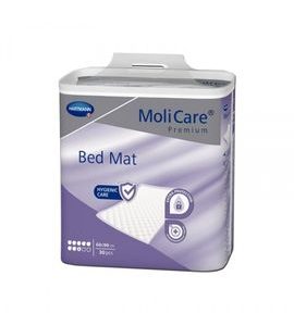 HARTMANN MOLICARE BED MAT 8 KAPEK 60 X 90 CM 30 KS - JEDNORÁZOVÉ PODLOŽKY - PŘEBALOVÁNÍ