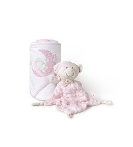 INTERBABY SET - OSUŠKA FROTÉ 100X100 MEDVÍDEK SPÍ + PŘÍTULKA - RŮŽOVÁ - OSUŠKY A DĚTSKÉ ŽUPANY - KOUPÁNÍ A ZDRAVÍ