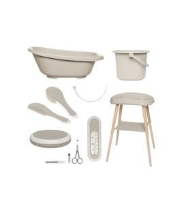 BEBE-JOU KOUPACÍ SADA SENSE 7-DÍLNÁ TAUPE - VANIČKY PLASTOVÉ - KOUPÁNÍ A ZDRAVÍ