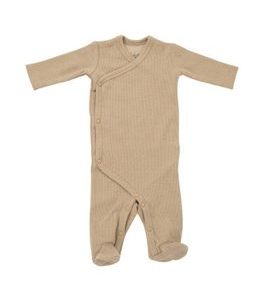 LODGER JUMPER NEWBORN NOMAD RIB BASIC BEIGE - OVERALY - PRO DĚTI