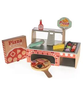 ZOPA DŘEVĚNÝ SET PIZZERIE - JAKO MAMINKA - PRO DĚTI