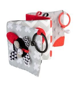 CANPOL BABIES KONTRASTNÍ EDUKATIVNÍ KNÍŽKA SENSORY - KNÍŽKY PRO NEJMENŠÍ - PRO DĚTI