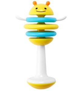 SKIP HOP HRAČKA EXPLORE&MORE CLACKER VČELKA 3M + - AKTIVNÍ HRAČKY - PRO DĚTI