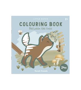 LITTLE DUTCH OMALOVÁNKY FOREST FRIENDS - VÝTVARNÉ POMŮCKY A HRAČKY - PRO DĚTI