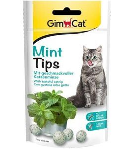 GIMBORN GIMCAT CAT MINTIPS 40G - DOPLŇKY STRAVY PRO KOČKY - CHOVATELSKÉ POTŘEBY MALVÍKZOO