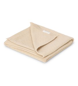 LITTLE DUTCH DEKA PLETENÁ 70X100 CM PURE SOFT BEIGE - DĚTSKÉ DEKY PRO MIMINKA - SPINKÁNÍ