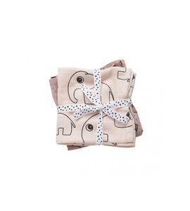 DONE BY DEER MUŠELÍNOVÉ PLENKY CONTOUR 2 KS RŮŽOVÉ - LÁTKOVÉ PLENY SKLÁDANÉ - PŘEBALOVÁNÍ