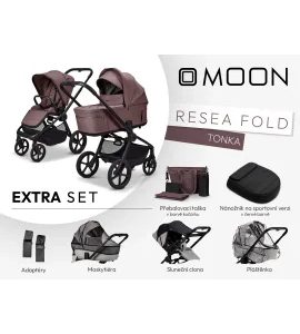 MOON RESEA FOLD EXTRA SET - TONKA - KOMBINACE S PŘÍSLUŠENSTVÍM - KOČÁRKY A PŘÍSLUŠENSTVÍ