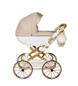 RETRO KOČÁREK PRO PANENKY JASMINE KIDS PRINCESS 02 - KOČÁRKY PRO PANENKY - PRO DĚTI