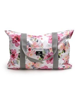 T-TOMI SHOPPER BAG WATERCOLOR FLOWERS - PŘEBALOVACÍ TAŠKY - KOČÁRKY A PŘÍSLUŠENSTVÍ