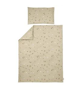 MEYCO POVLEČENÍ 100X135 - FOREST ANIMALS SAND - POVLEČENÍ DO POSTÝLKY - SPINKÁNÍ