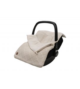 JOLLEIN FUSAK DO AUTOSEDAČKY CHECK KNIT OATMEAL - FUSAKY DO AUTOSEDAČKY - AUTOSEDAČKY A PŘÍSLUŠENSTVÍ