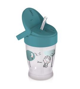 LOVI HRNÍČEK SE SLÁMKOU LOVELY JUNIOR 250 ML KLUK - DĚTSKÉ HRNEČKY - KRMENÍ