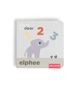 DONE BY DEER AKTIVNÍ KNÍŽKA ELPHEE COUNTING - MIX BAREV - KOUZELNÉ ČTENÍ - PRO DĚTI