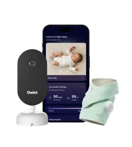 OWLET DREAM DUO™ (3. GENERACE) – CHYTRÁ PONOŽKA SE ZDRAVOTNICKOU CERTIFIKACÍ OWLET DREAM SOCK™ & KAMERA OWLET DREAM SIGHT™ - MONITORY DECHU - SPINKÁNÍ