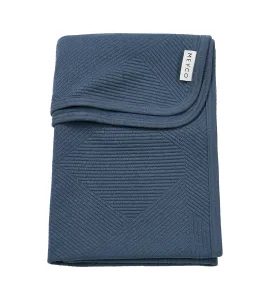 MEYCO ŽAKÁROVÁ DEKA PURE - INDIGO - DĚTSKÉ DEKY PRO MIMINKA - SPINKÁNÍ