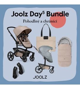 JOOLZ DAY5 KOMPLETNÍ SET 2025 + ADAPTÉRY + TAŠKA + FUSAK + PLÁŠTĚNKA - DVOJKOMBINACE - KOČÁRKY A PŘÍSLUŠENSTVÍ