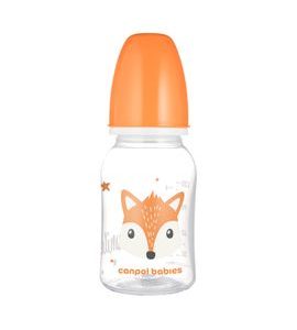 CANPOL BABIES LAHEV ÚZKOHRDLÁ CUTE ANIMALS 120ML LIŠKA - KOJENECKÉ LAHVE - KRMENÍ