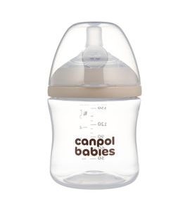 CANPOL BABIES LAHEV ANTIKOLIKOVÁ NATURAL SHAPE 150ML - KOJENECKÉ LAHVE - KRMENÍ