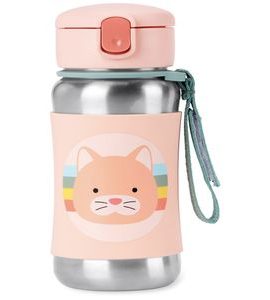 SKIP HOP SPARK STYLE LÁHEV S BRČKEM NA VODU NEREZ CHOBOTNICE 12M+ - SPORTOVNÍ LAHVE - KRMENÍ