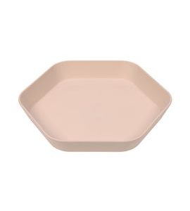 LÄSSIG PLATE GEO POWDER PINK - MISKY, TALÍŘKY A PODLOŽKY - KRMENÍ